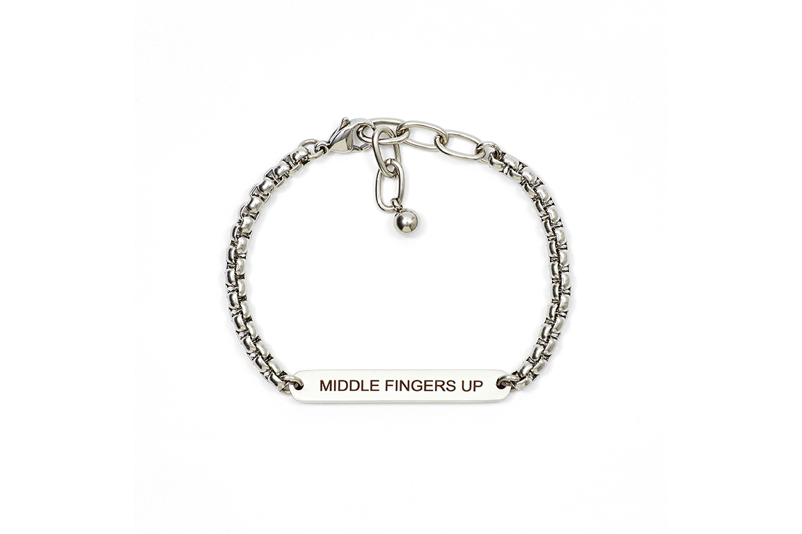 "Middle Fingers Up" Bracelet